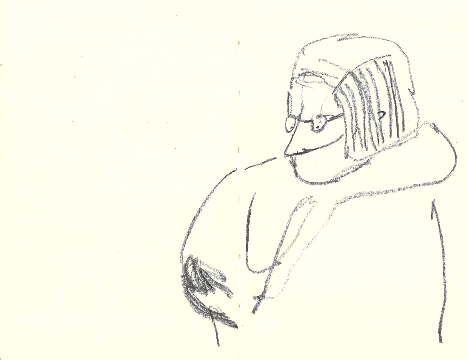 A woman looking at her phone